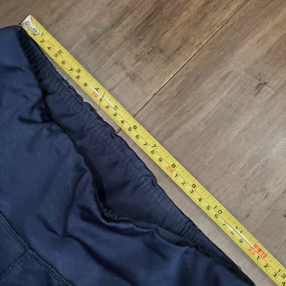 RBX Activewear Athletic Cropped Capri Leggings Womens Medium Blue on Blue Yoga - Picture 4 of 8